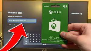 how to redeem xbox gift card code full