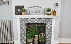 Paint Your Fireplace Tile