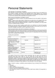 personal statement example graduate school application