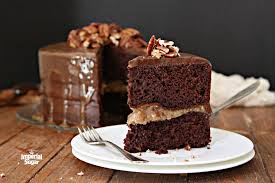 chocolate bourbon pecan cake dixie