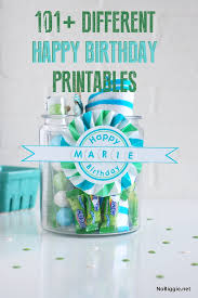 101 birthday gift ideas free printables
