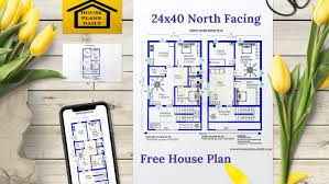 24x40 North Facing Home Plan With Vastu