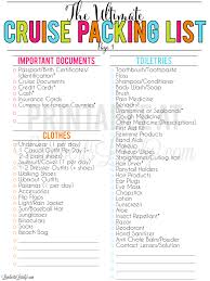 The Ultimate Cruise Packing List Lamberts Lately