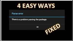 • there is a problem with the parsing of the package is an error message appears when you try to push the application on the shiny new kindle fire. Parse Error There Is A Problem Parsing The Package 4 Easy Ways To Fix Youtube