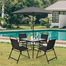 Costway 6 Pieces Patio Metal Furniture