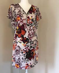 Msk Womens Summer Dress Size Small Floral Print Ebay In