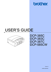 Tested to iso standards, they are the have been designed to work seamlessly with your brother. Brother Dcp 383c Manuals Manualslib
