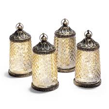 amira tall led mercury glass lanterns