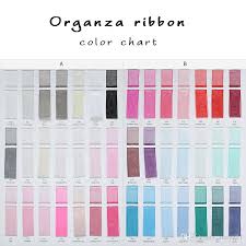 2019 Special Link For Custom Made Organza Ribbon Color Cart 100 Polyester Sheer Organza Ribbon Size Chart Swatches From Maya21 10 06 Dhgate Com