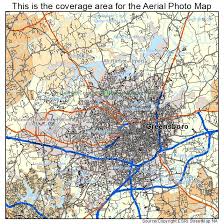 aerial photography map of greensboro