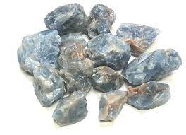 Amazon.com: Zentron Crystal Collection Rough Blue Calcite Stones - Large 1
