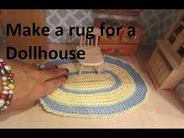 crochet dollhouse rug diy you