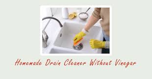 homemade drain cleaner without vinegar