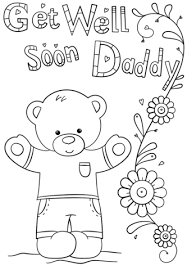 Get Well Soon Dad Coloring Pages