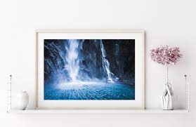Ord Sound Waterfall New Zealand