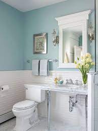 simple bathroom blue bathroom decor