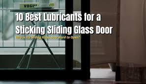 sticking sliding glass door
