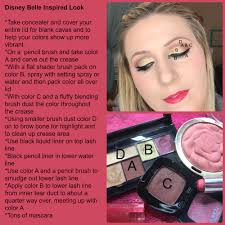 disneybound belle inspired makeup look