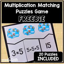 multiplication puzzles activity