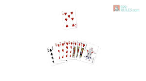 In pinochle, cards are ranked as aces (high), 10s, kings, queens, jacks, and 9s. 500 Rules Card Game How To Play 500