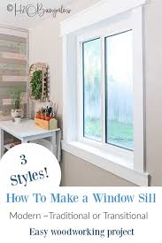 how to make a window sill h2obungalow