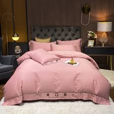 100 Cotton Pink Elite Cotton Bed Set