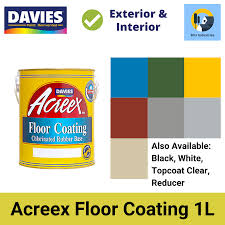 davies acreex rubber based floor paint