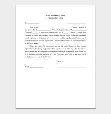 Promissory Note Template 20 Free For Word Pdf