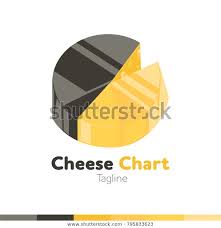 Cheese Chart Logo Restaurant Logo Food Stock Vector Royalty