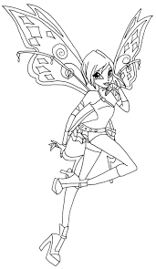 Winx Club Bloom Believix Coloring Pages | Coloring pages, Anime mermaid,  Easy coloring pages