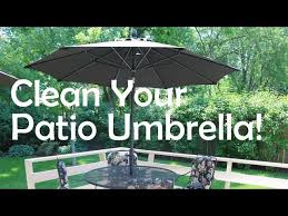 how to clean your patio umbrella you