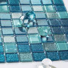 sea glass tile backsplash ideas