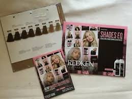 Details About Lot Redken Shades Eq Gloss New Hair Swatch Insert Shade Chart Stylist Guide