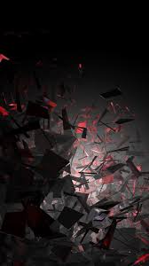 Click image to get full resolution. Broken Pieces Abstract Abstract Iphone Wallpaper Dark Wallpaper Technology Wallpaper