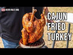 deep fried cajun turkey heath riles
