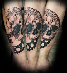 Tetování Moto Skull Tetování Tattoo