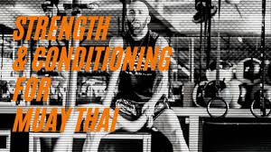 conditioning workout program for muay thai