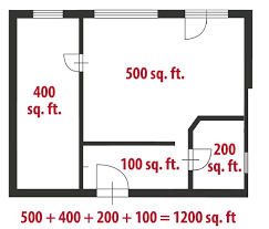 How To Calculate Square Feet Of A House