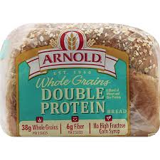 arnold bread double protein whole