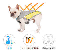 Rantow Dog Cooling Vest Harness Outdoor Puppy Cooler Jacket Reflective Safety Sun Proof Pet Hunting Coat Best For Small Medium Large Dogs