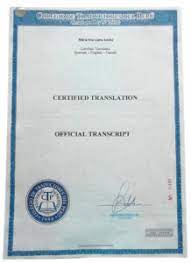 traducción certificada oficial o
