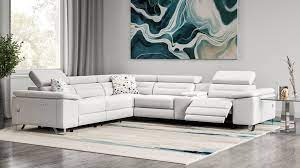Monaco Reclining Leather L Sectional