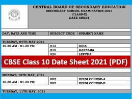 Cbse board class 10th and class 12th exam time table 2021. Cancelled Cbse 10th Date Sheet 2021 Cbse 10th Time Table Cbse Board Exam 2021 Pdf Cbse Gov In Cbse Nic In