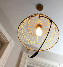 Over On Ehow Diy Industrial Pendant Light From An Antique Egg Basket 17 Apart