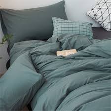 dark pine green bedding sets 4 pcs