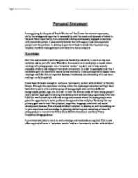 free sample personal statement for university admission    