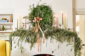 decorate with fresh christmas greenery