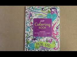 Five reasons why coloring is good for you. Posh Adult Coloring Book Prayers For Inspiration Peace Flip Through Youtube