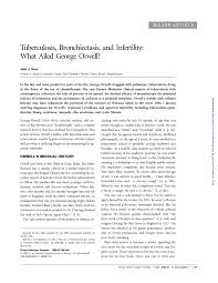 Pdf Tuberculosis Bronchiectasis And Infertility What