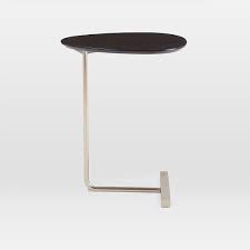 Charley Rounded Black Brass C Side Table